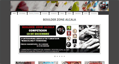 Desktop Screenshot of boulderzonealcala.com