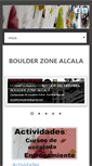 Mobile Screenshot of boulderzonealcala.com
