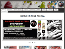 Tablet Screenshot of boulderzonealcala.com